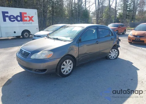 2008 Toyota Corolla Le z USA, uszkodzony, nr VIN 2T1BR32E78C926423
